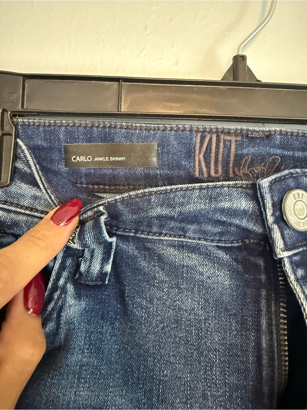 NWT KUT from the Kloth Carlo Ankle Skinny Jeans Size 14 - Picture 3 of 8